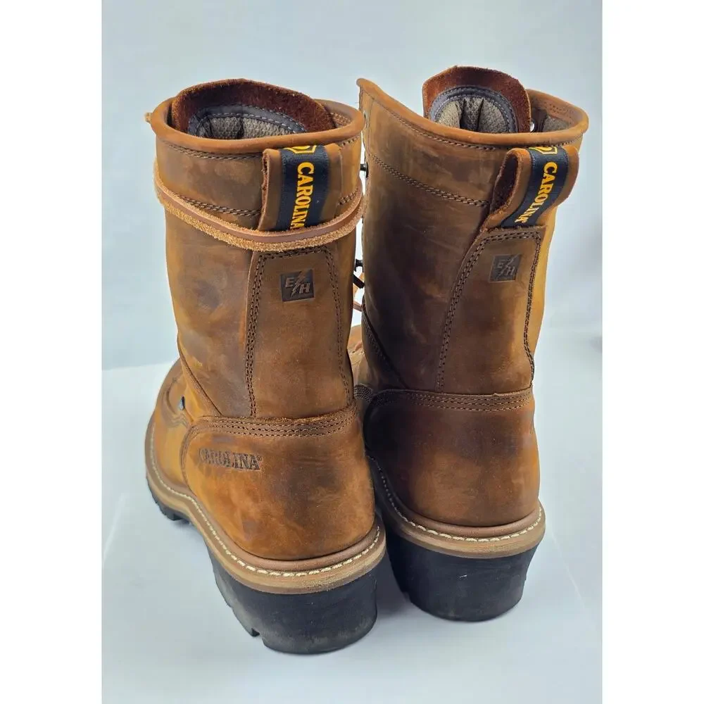Carolina Logger Boots CA8824 Spruce Soft Toe Waterproof Size 11 D